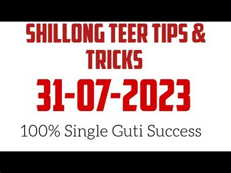 Shillong Teer Best Tips & Tricks No.